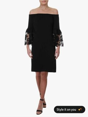 Ralph Lauren Black Top with Branded Green Label